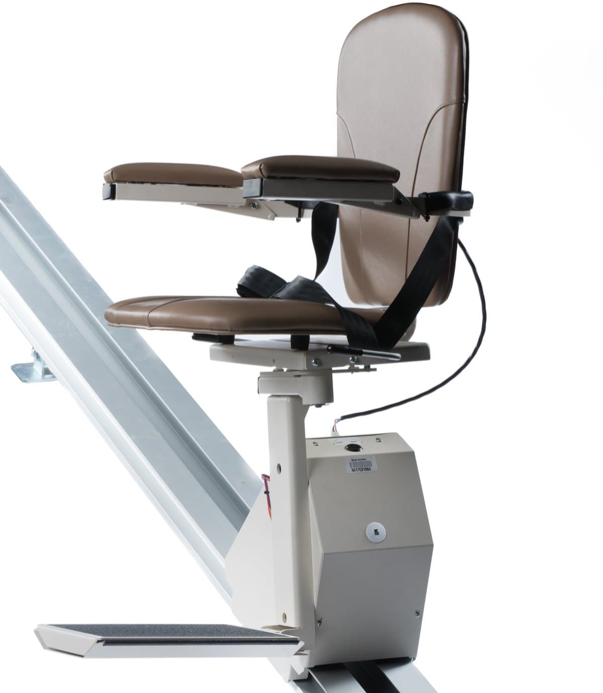 The Universal Stairlift on a straight staircase